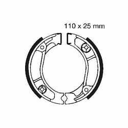 Brake Shoes Inc Springs EBC For Honda 732.58.71 Brake Shoes Inc Springs EBC For Honda 732.58.71